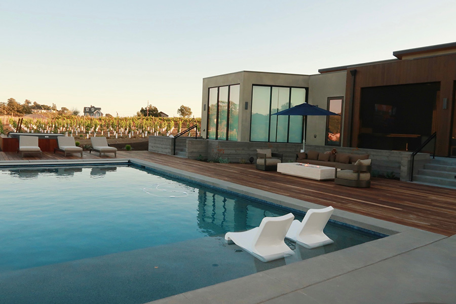 Pool design by Amy Fanning at The Cultured Palate